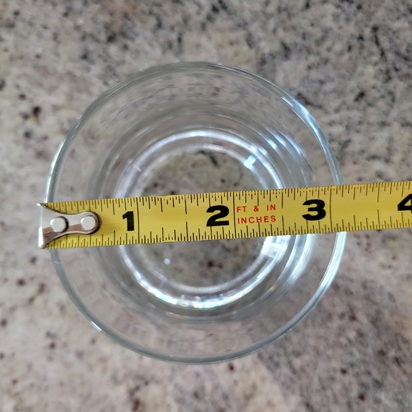 Heavy Base Whiskey Glass | Bubble in Base   EUC Clear 10oz - Picture 4 of 10